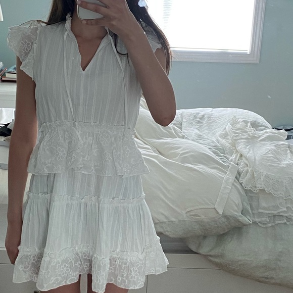 Eyelet Ruffle Dress - Picture 3 of 4